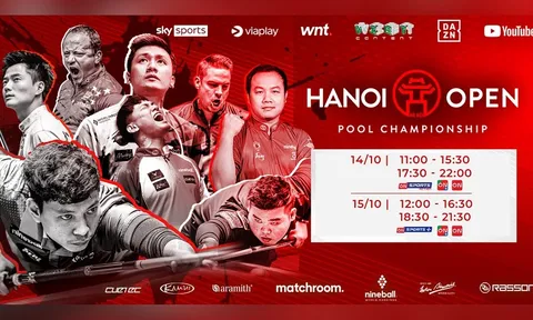Hanoi Open Pool Championship được công nhận là giải Billiards thuộc World Nineball Tour