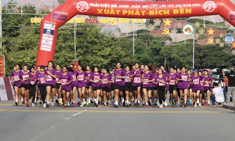 7.000 vận động viên tham gia giải Việt dã Chào năm mới BTV lần thứ 25 năm 2024
