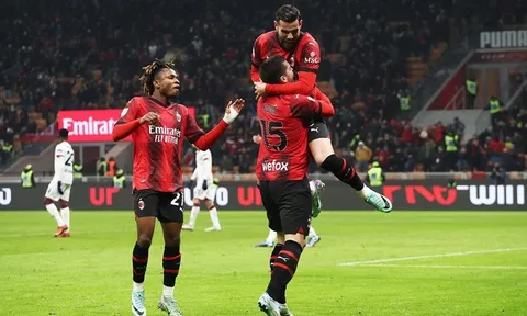 Coppa Italia 2023-2024: AC Milan và AS Roma giành vé vào vòng tứ kết