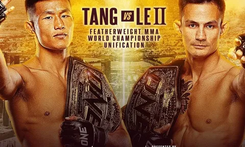 Thành Lê tái đấu Tang Kai, thống nhất đai vô địch MMA tại sự kiện ONE 166