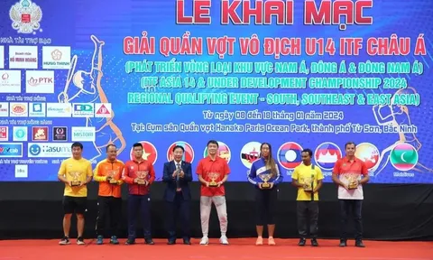 Giải Quần vợt vô địch U14 ITF châu Á chính thức khởi tranh