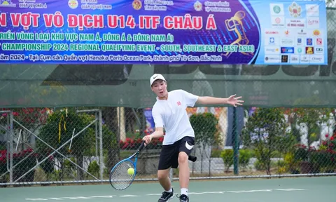 Ngày thi đấu thứ nhất giải Quần vợt vô địch U14 ITF châu Á: 2 trong 3 vận động viên giành chiến thắng