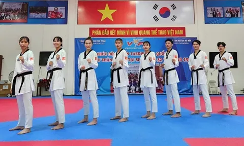 Đội tuyển Taekwondo Việt Nam đi tập huấn tại Hàn Quốc xuyên Tết