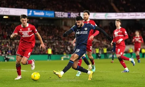 Chelsea thua đội hạng dưới ở lượt đi Cúp Liên đoàn Anh