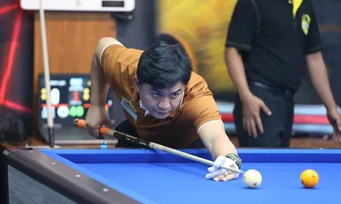 Giải Billiards Carom 3 Băng Cúp Phúc Thịnh Table 2024: Trần Thanh Lực dẫn đầu giải series xuất sắc