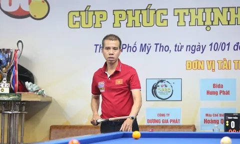 Ngày 2 giải Billiards Carom 3 Băng Cúp Phúc Thịnh Table 2024: Trần Quyết Chiến bị loại sốc dù dẫn đầu giải “Best Game”