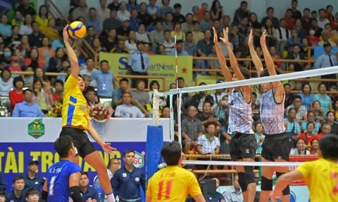 Sanest Khánh Hòa thua ngược đáng tiếc trận mở màn giải Bóng chuyền quốc gia TECHO Volleyball Campuchia League 2023-2024