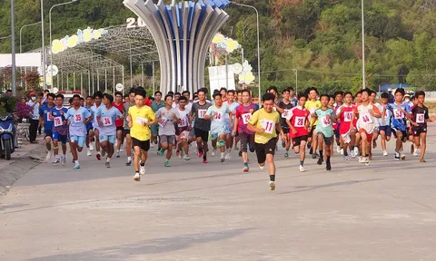 Giải Việt dã huyện Tri Tôn mừng Xuân Giáp Thìn 2024