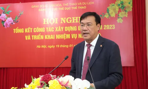 Đảng ủy Cục Thể dục thể thao tổ chức Hội nghị tổng kết công tác năm 2023 và triển khai nhiệm vụ năm 2024