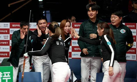 Giải Billiards PBA Team League 2023-2024: Nguyễn Quốc Nguyện giúp Hana Card lần đầu thắng Green Force