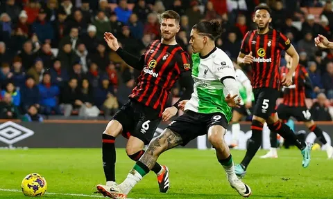 Liverpool xây chắc ngôi đầu sau chiến thắng trên sân của Bournemouth