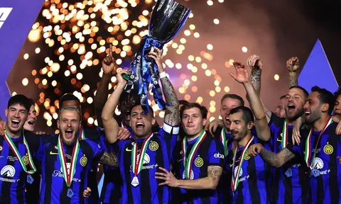 Inter Milan 3 lần liên tiếp vô địch Siêu Cúp Italia