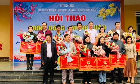 Huyện Chư Sê tổ chức Hội thao mừng Đảng - mừng Xuân 