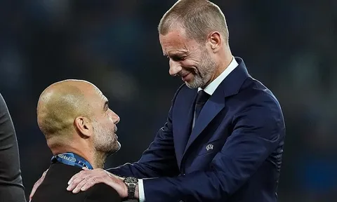 Ông Pep Guardiola đáp trả Chủ tịch UEFA Aleksander Ceferin
