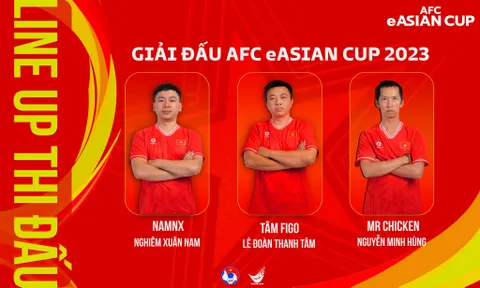 Đội tuyển eFootball Việt Nam sẵn sàng tranh tài tại eASIAN Cup 2023