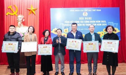 Công đoàn Cục Thể dục thể thao tổ chức Hội nghị triển khai nhiệm vụ năm 2024