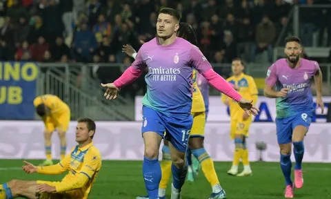 Vòng 23 Serie A 2023-2024: Milan thắng nghẹt thở trước tân binh Frosinone