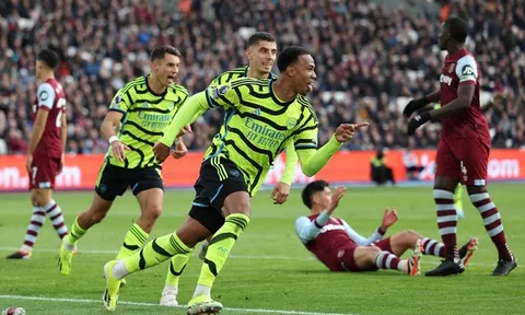 Vòng 24 Premier League: Arsenal thắng hủy diệt, phả hơi nóng vào gáy Man City và Liverpool