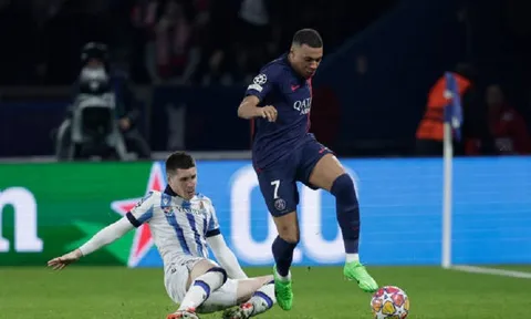Lượt đi vòng 1/8 Champions League: Mbappe lập công, PSG hạ gục Real Sociedad