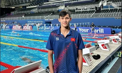 Giải Bơi vô địch thế giới 2024: Phạm Thanh Bảo xếp hạng 25 nội dung 200m ếch