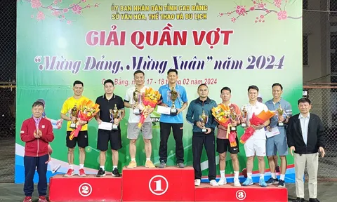 Giải Quần vợt mừng Đảng, mừng Xuân tỉnh Cao Bằng năm 2024
