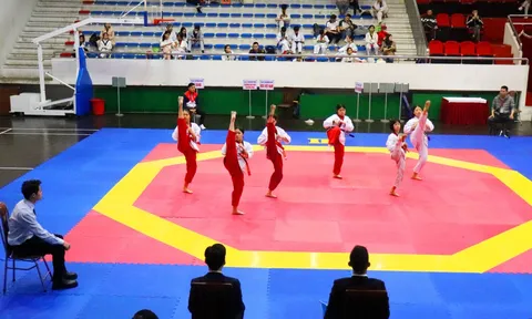 400 vận động viên tranh tài giải vô địch Taekwondo các lứa tuổi trẻ tỉnh Quảng Ninh 2024