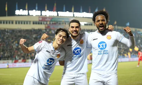 Trước vòng 10 V.League 2023-2024: Nam Định hiện thực hóa giấc mơ tại Quy Nhơn