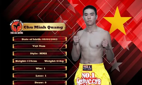 Giải MMA Hàn Quốc AFC 30: Chu Minh Quang sẽ thay thế Duy Nhất tại sự kiện