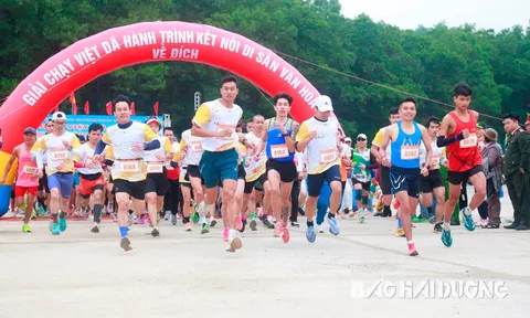 Gần 1.000 vận động viên tranh tài giải Việt dã “Hành trình kết nối di sản văn hóa” tỉnh Hải Dương mở rộng lần thứ nhất