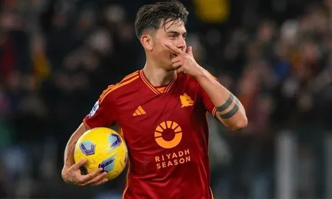 Vòng 26 Serie A 2023-2024: Dybala tỏa sáng với cú hat-trick giúp AS Roma thắng trận