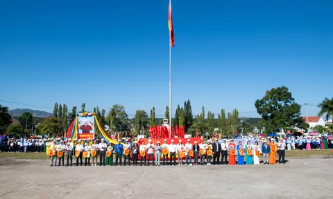 900 vận động viên tranh tài Hội khỏe Phù Đổng huyện Đắk Tô lần thứ IX