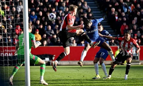 Vòng 27 Premier League: Chelsea nhọc nhằn giành 1 điểm trên sân của Brentford