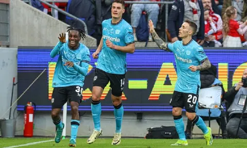 Vòng 24 Bundesliga: Leverkusen ngày càng bỏ xa Bayern Munich