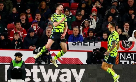 Vòng 27 Premier League: Arsenal thắng hủy diệt trên sân Sheffield United