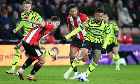 Arsenal lập kỷ lục sau trận thắng Sheffield United
