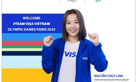 Nguyễn Thùy Linh vinh dự góp mặt trong Team Visa tại Olympic Paris 2024