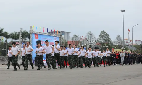 Hơn 1.000 người tham gia Ngày chạy Olympic vì sức khỏe toàn dân thành phố Bắc Giang