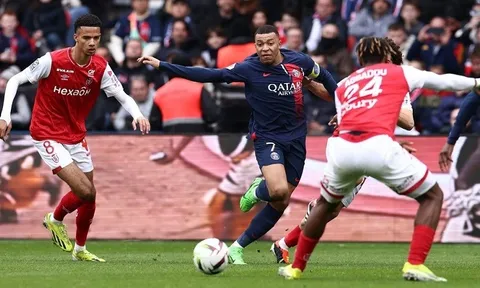 Vòng 25 Ligue 1: PSG hòa trận thứ ba liên tiếp khi Mbappe ngồi dự bị