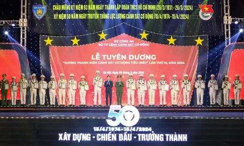 Chủ công Quản Trọng Nghĩa được tôn vinh "Gương Thanh niên Cảnh sát cơ động tiêu biểu" năm 2024