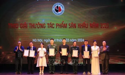 Trao giải thưởng cho các tác phẩm sân khấu xuất sắc năm 2023