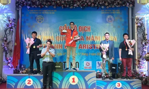 Giải cờ Vua vô địch quốc gia 2024: Bành Gia Huy vô địch nội dung cờ tiêu chuẩn