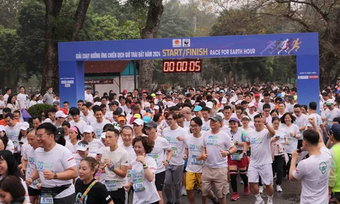 Gần 1.500 người tham gia giải Chạy hưởng ứng Chiến dịch Giờ Trái đất năm 2024