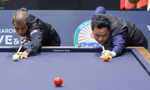 Trần Quyết Chiến và Bao Phương Vinh dự giải Carom 3 băng vô địch đồng đội thế giới 2024