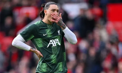 Liverpool đón tin vui từ tiền đạo Darwin Nunez