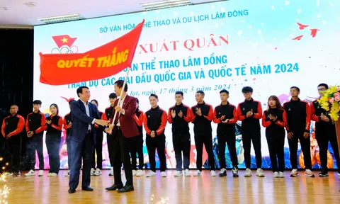 Đoàn Thể thao Lâm Đồng xuất quân tham gia các giải quốc gia, quốc tế năm 2024