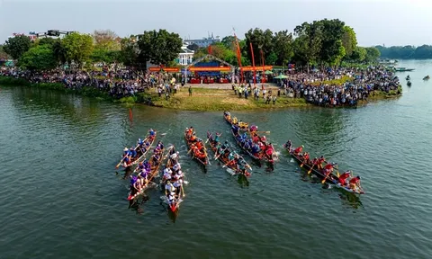 Sôi động giải Đua ghe truyền thống Huế lần thứ III năm 2024
