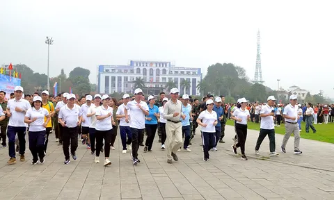Yên Bái phát động Ngày chạy Olympic vì sức khỏe toàn dân năm 2024