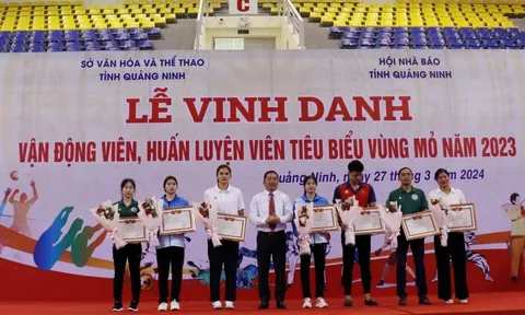 Quảng Ninh vinh danh vận động viên, huấn luyện viên tiêu biểu vùng Mỏ năm 2023