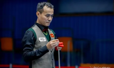 Phạm Cảnh Phúc đăng quang ngôi vô địch giải Billiards Carom 1 băng châu Á 2024