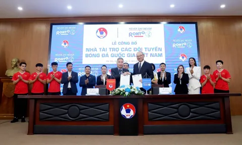 Rohto-Mentholatum tài trợ các đội tuyển Bóng đá quốc gia Việt Nam giai đoạn 2024-2027